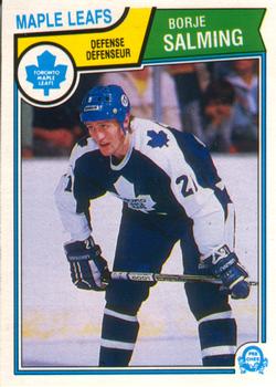 1983-84 O-Pee-Chee #341 Borje Salming Front