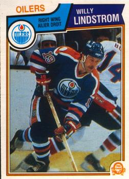 1983-84 O-Pee-Chee #35 Willy Lindstrom Front