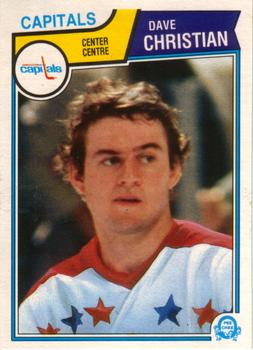 1983-84 O-Pee-Chee #367 Dave Christian Front