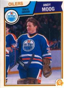 1983-84 O-Pee-Chee #40 Andy Moog Front