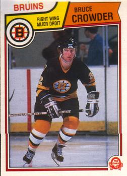 1983-84 O-Pee-Chee #46 Bruce Crowder Front
