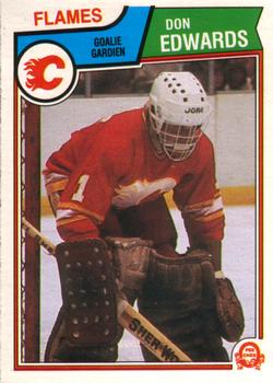 1983-84 O-Pee-Chee #80 Don Edwards Front