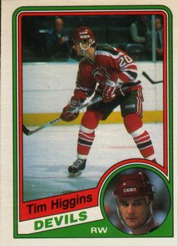 1984-85 O-Pee-Chee #111 Tim Higgins Front