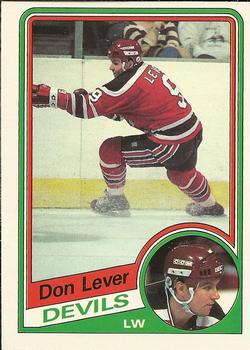 1984-85 O-Pee-Chee #112 Don Lever Front