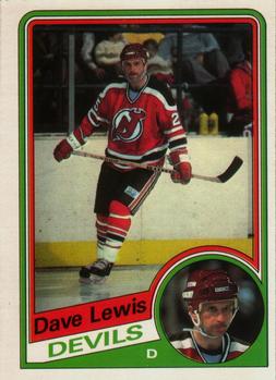 1984-85 O-Pee-Chee #113 Dave Lewis Front