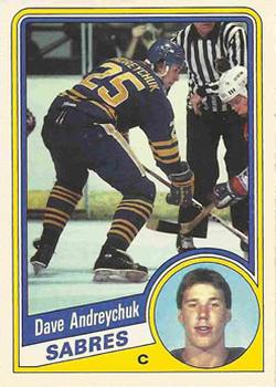 1984-85 O-Pee-Chee #17 Dave Andreychuk Front