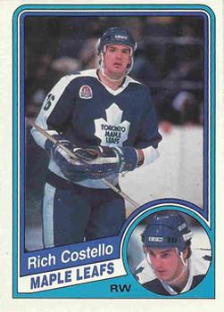1984-85 O-Pee-Chee #298 Rich Costello Front