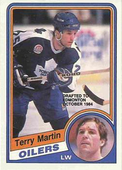 1984-85 O-Pee-Chee #306 Terry Martin Front