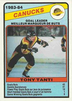 1984-85 O-Pee-Chee #369 Tony Tanti Front