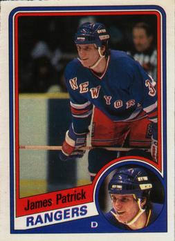1984-85 O-Pee-Chee #150 James Patrick Front