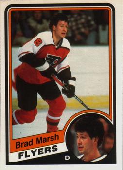 1984-85 O-Pee-Chee #163 Brad Marsh Front
