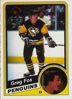 1984-85 O-Pee-Chee #175 Greg Fox Front