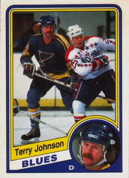 1984-85 O-Pee-Chee #186 Terry Johnson Front