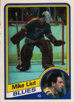 1984-85 O-Pee-Chee #187 Mike Liut Front