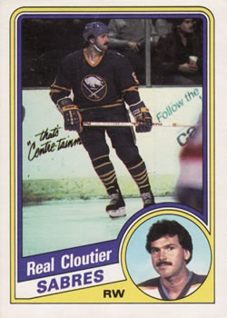 1984-85 O-Pee-Chee #19 Real Cloutier Front