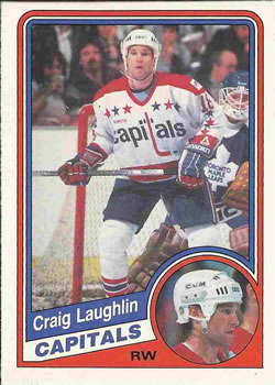 1984-85 O-Pee-Chee #203 Craig Laughlin Front