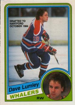 1984-85 O-Pee-Chee #252 Dave Lumley Front