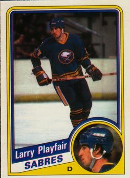 1984-85 O-Pee-Chee #26 Larry Playfair Front