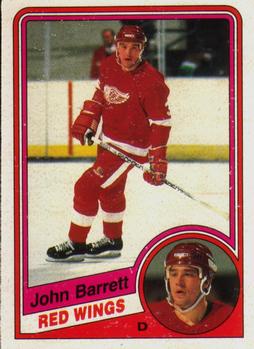 1984-85 O-Pee-Chee #49 John Barrett Front