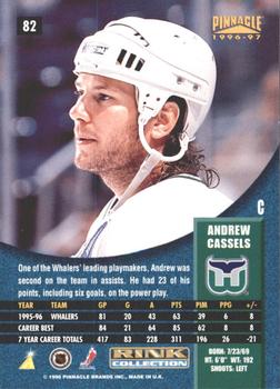 1996-97 Pinnacle - Rink Collection #82 Andrew Cassels Back