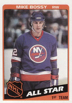 1984-85 Topps #155 Mike Bossy Front
