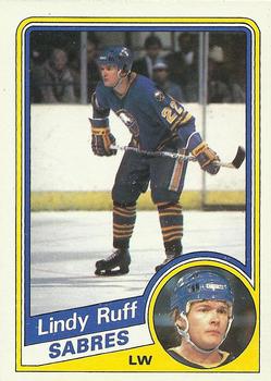 1984-85 Topps #23 Lindy Ruff Front