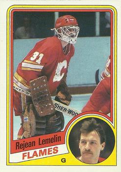 1984-85 Topps #25 Rejean Lemelin Front