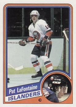 1984-85 Topps #96 Pat LaFontaine Front