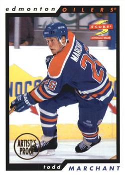 1996-97 Score - Artist's Proofs #217 Todd Marchant Front