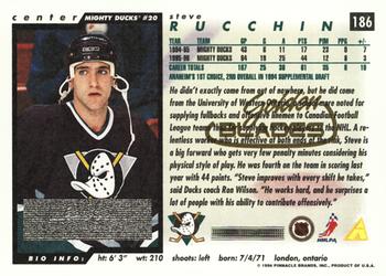 1996-97 Score - Golden Blades #186 Steve Rucchin Back