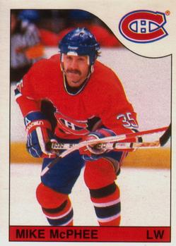 1985-86 O-Pee-Chee #225 Mike McPhee Front