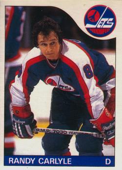 1985-86 O-Pee-Chee #57 Randy Carlyle Front