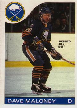 1985-86 O-Pee-Chee #89 Dave Maloney Front