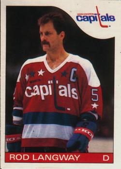1985-86 O-Pee-Chee #8 Rod Langway Front