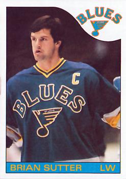 1985-86 Topps #135 Brian Sutter Front