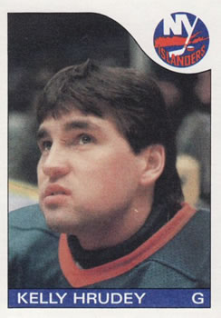 1985-86 Topps #122 Kelly Hrudey Front