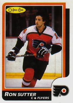 1986-87 O-Pee-Chee #109 Ron Sutter Front