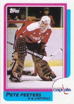 1986-87 Topps #77 Pete Peeters Front