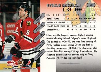 1997-98 Donruss - Press Proof Silver #50 Ethan Moreau Back