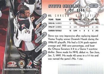 1997-98 Donruss - Press Proof Silver #51 Steve Shields Back