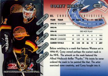 1997-98 Donruss - Press Proof Silver #162 Corey Hirsch Back