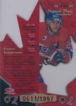 1997-98 Donruss Canadian Ice - National Pride #29 Vincent Damphousse Back