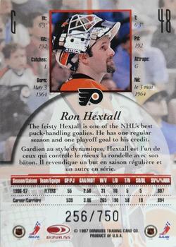 1997-98 Donruss Canadian Ice - Provincial Series #48 Ron Hextall Back