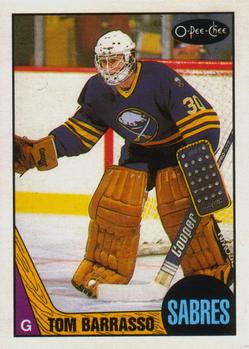 1987-88 O-Pee-Chee #78 Tom Barrasso Front