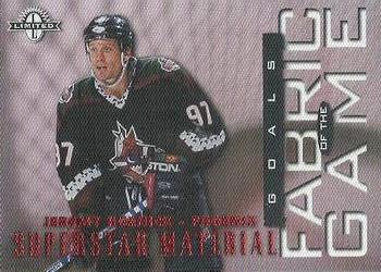1997-98 Donruss Limited - Fabric of the Game #35 Jeremy Roenick Front