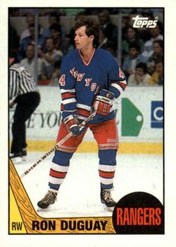 1987-88 Topps #110 Ron Duguay Front