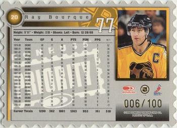 1997-98 Donruss Priority - Stamp of Approval #20 Ray Bourque Back