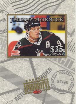 1997-98 Donruss Priority - Stamps Gold #NNO Jeremy Roenick Front