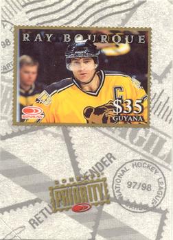 1997-98 Donruss Priority - Stamps Gold #NNO Ray Bourque Front