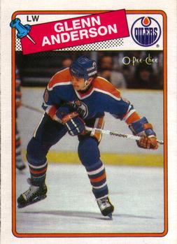 1988-89 O-Pee-Chee #189 Glenn Anderson Front